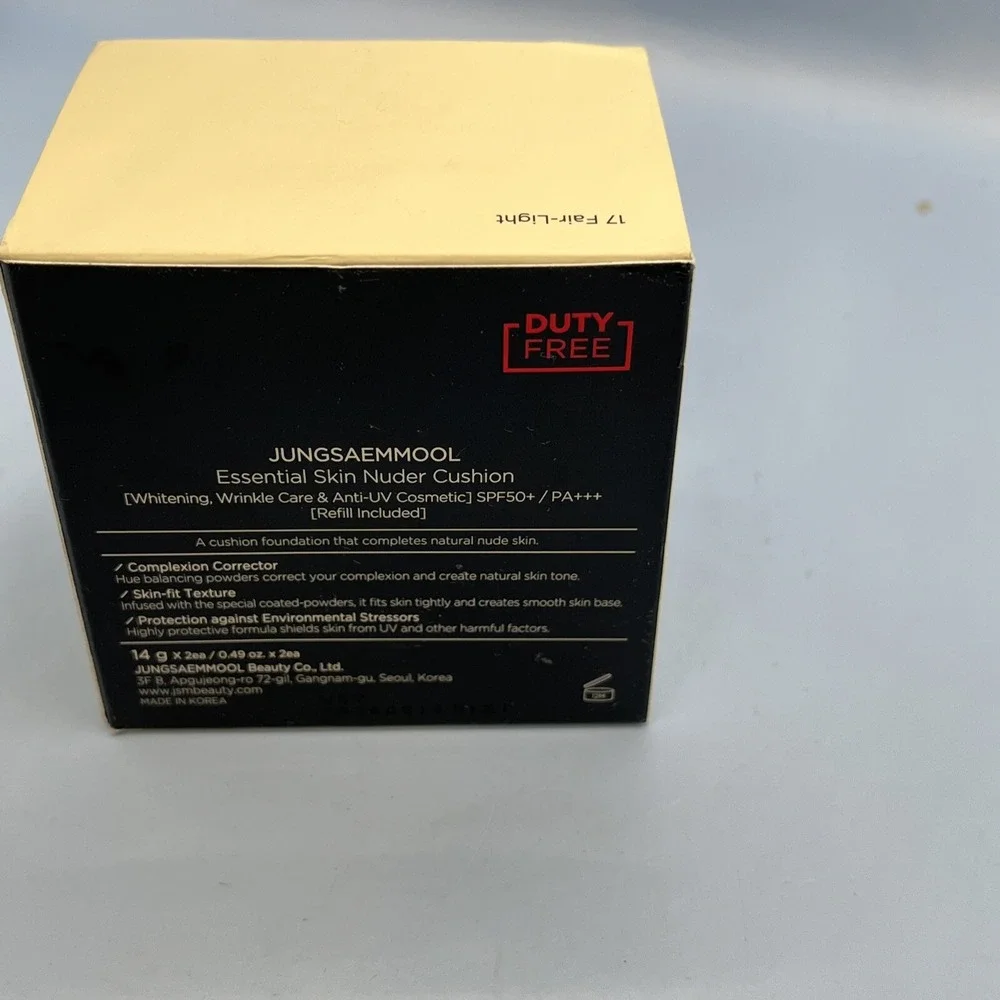 JungSaemMool Essential  Skin Nuder Cushion 14g + Refill 14g 17 Fair-Light